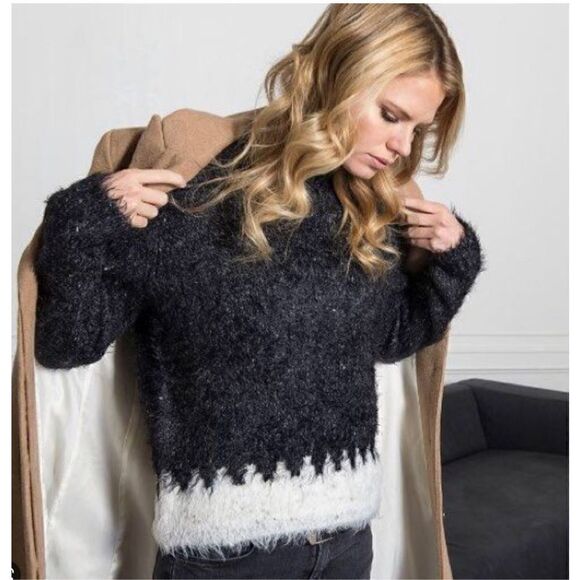 Feel the Piece “Gaby” by Terre Jacobs. Supersoft Eyelash Sweater! XS/S supersoft - Picture 1 of 6